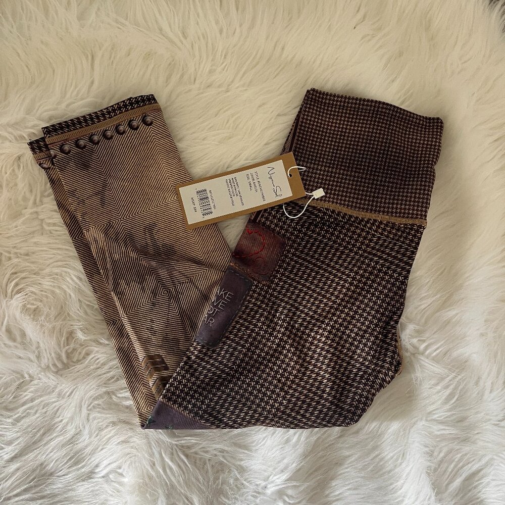 Nue Options Brown Patterned Women's Pants